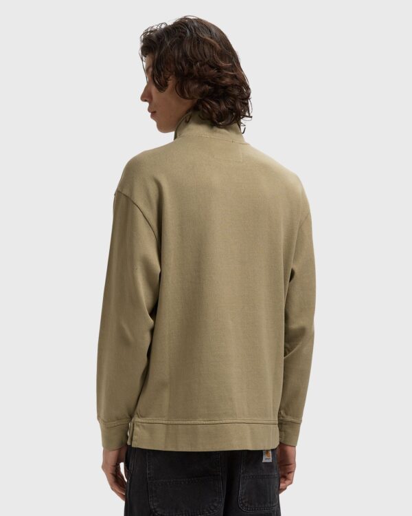 C.P. Company HALF ZIP SWEATSHIRT Moss Grey