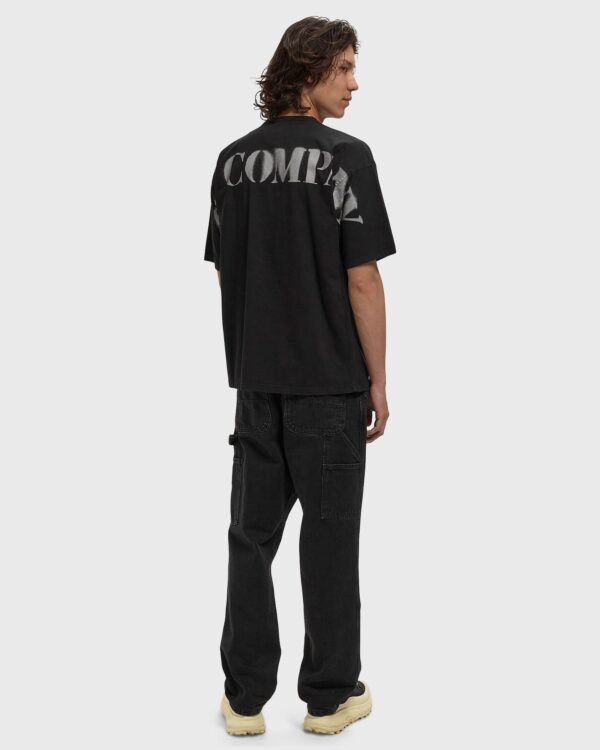 C.P. Company 020 Jersey Short Sleeve Stencil T-Shirt Black
