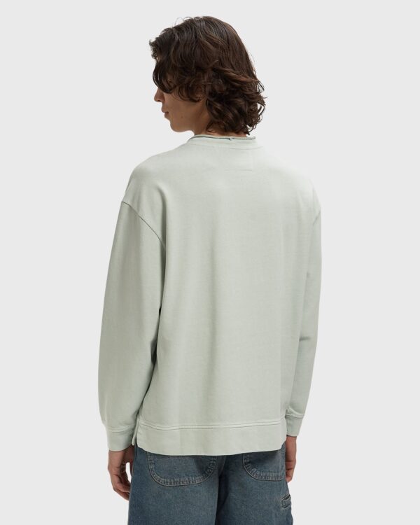C.P. Company 10/2 Boxy Mockneck Sweatshirt MISTY BLUE