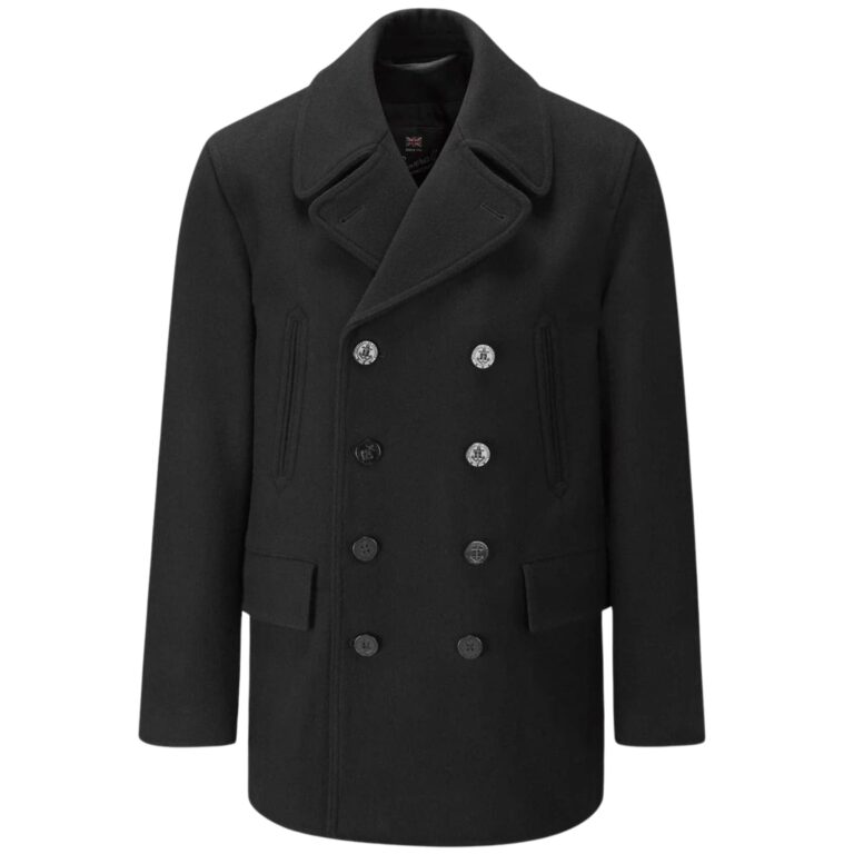 Gloverall Churchill Peacoat - Black XS