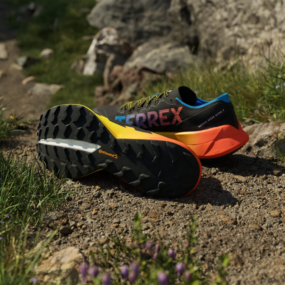 adidas Terrex Agravic Speed Ultra 2 Trail Running Shoes Core Black / Core Black / Lucid Ray Blue