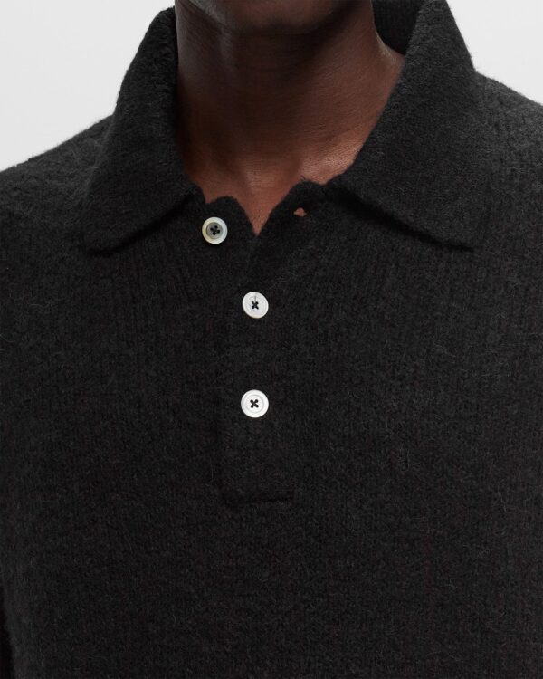 Norse Projects Rasmus Relaxed Brushed Polo Black N45-0614-9999