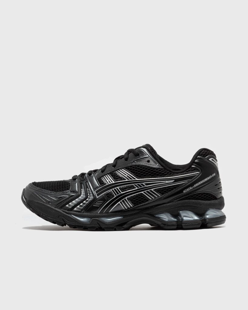 ASICS GEL-KAYANO 14 TRAINERS BLACK/PURE SILVER 1201A019-006