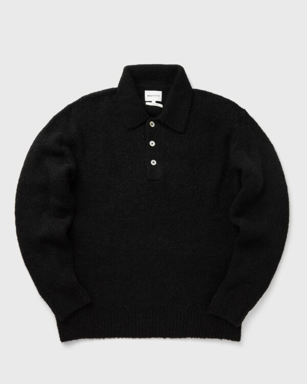 Norse Projects Rasmus Relaxed Brushed Polo Black N45-0614-9999