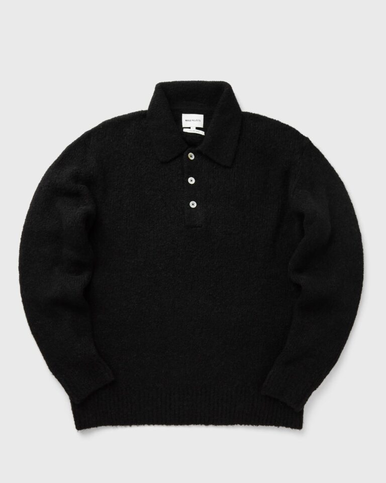 Norse Projects Rasmus Relaxed Brushed Polo Black N45-0614-9999