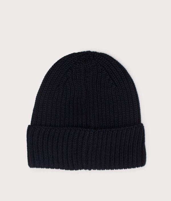 C.P. Company Extrafine Merino Wool Lens Beanie Black