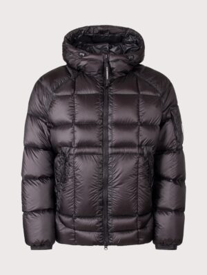 C.P. Company D.D. Shell Hooded Down Jacket Black