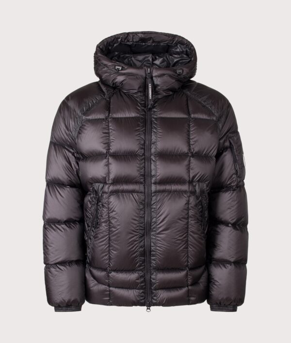 C.P. Company D.D. Shell Hooded Down Jacket Black