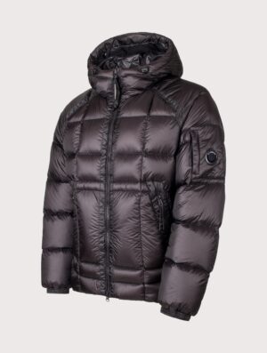 C.P. Company D.D. Shell Hooded Down Jacket Black