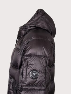 C.P. Company D.D. Shell Hooded Down Jacket Black