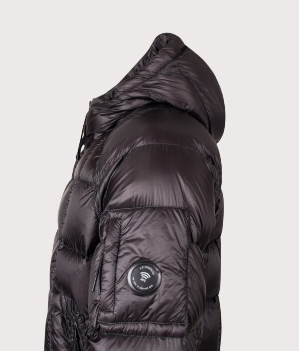 C.P. Company D.D. Shell Hooded Down Jacket Black