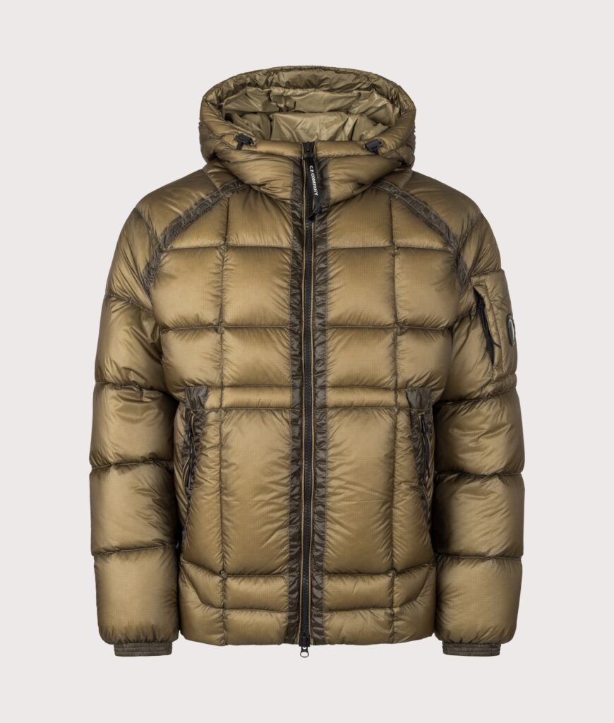 C.P. Company D.D. Shell Hooded Down Jacket Ermine
