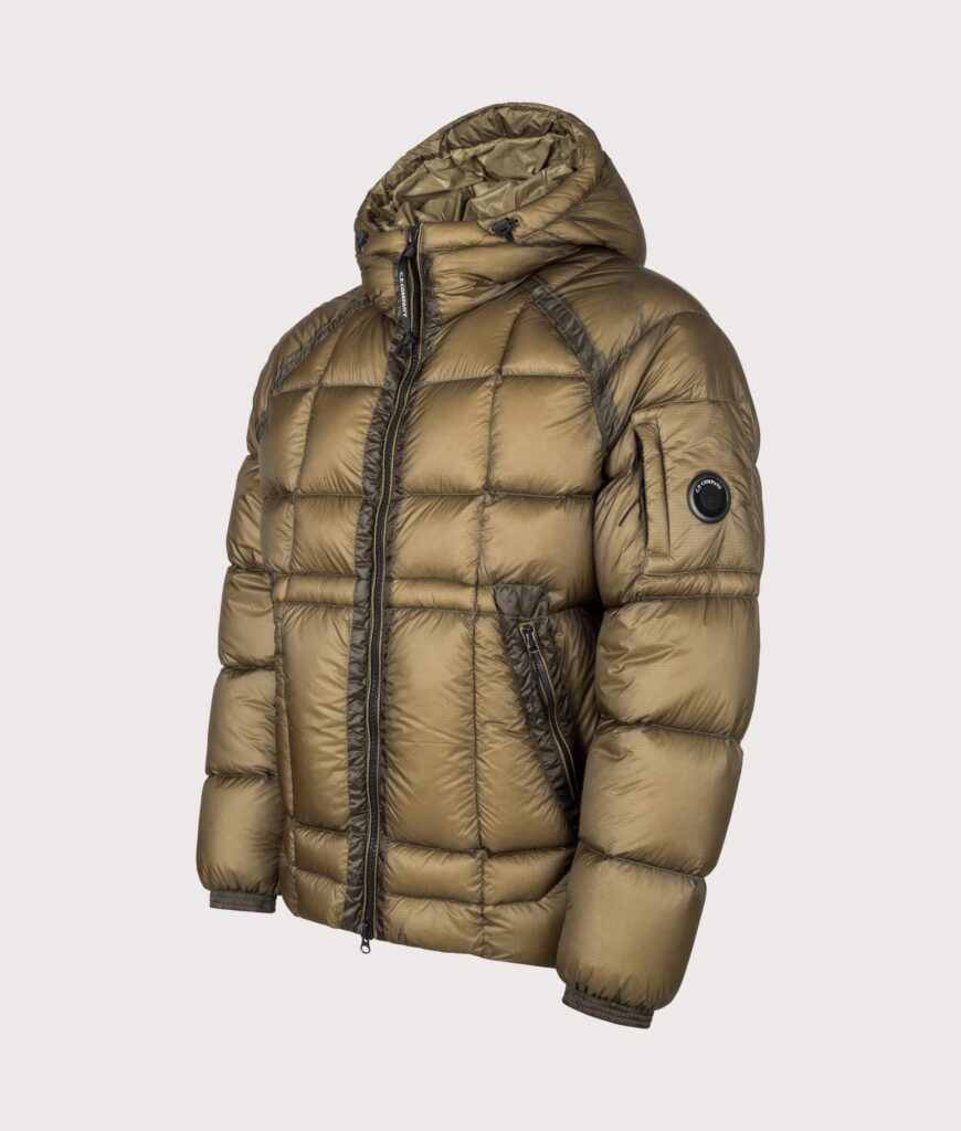C.P. Company D.D. Shell Hooded Down Jacket Ermine