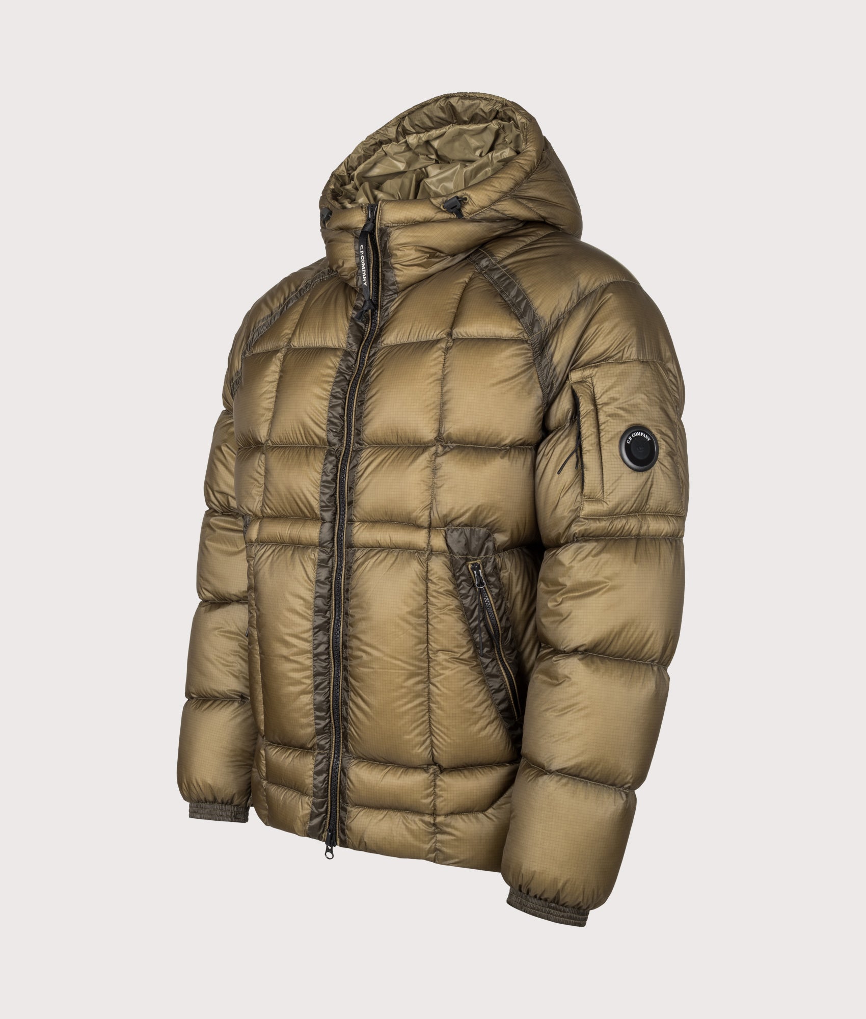 C.P. Company D.D. Shell Hooded Down Jacket Ermine