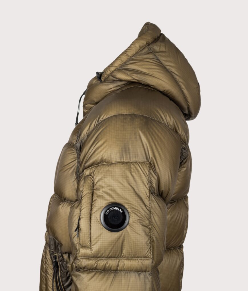 C.P. Company D.D. Shell Hooded Down Jacket Ermine