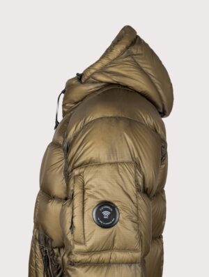 C.P. Company D.D. Shell Hooded Down Jacket Ermine