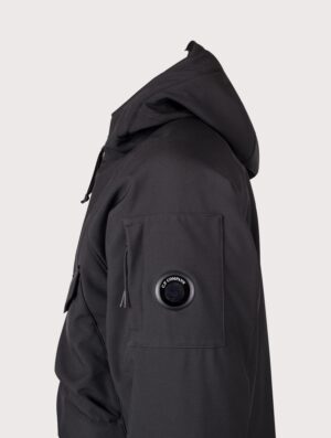 C.P. Company C.P. Shell-R Padded Hooded Lens Jacket Black