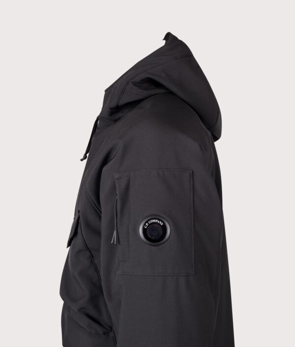C.P. Company C.P. Shell-R Padded Hooded Lens Jacket Black