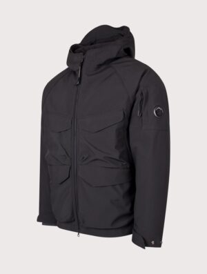 C.P. Company C.P. Shell-R Padded Hooded Lens Jacket Black