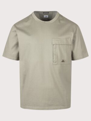 C.P. Company 0/2 Mercerized Jersey Twisted Pocket T-Shirt