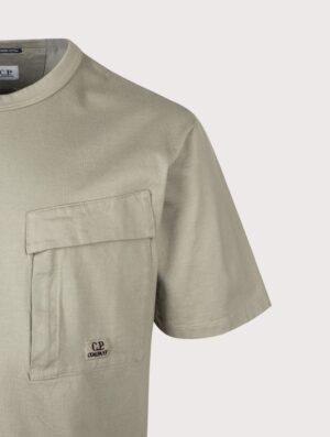 C.P. Company 0/2 Mercerized Jersey Twisted Pocket T-Shirt