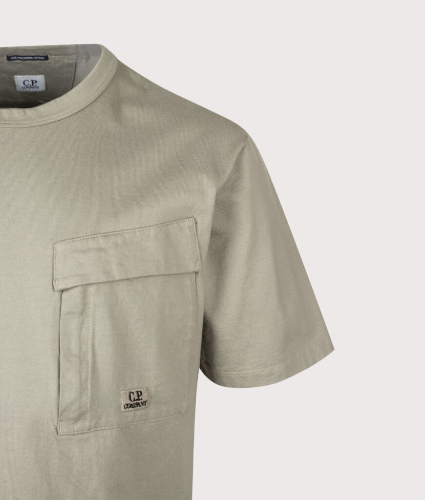 C.P. Company 0/2 Mercerized Jersey Twisted Pocket T-Shirt