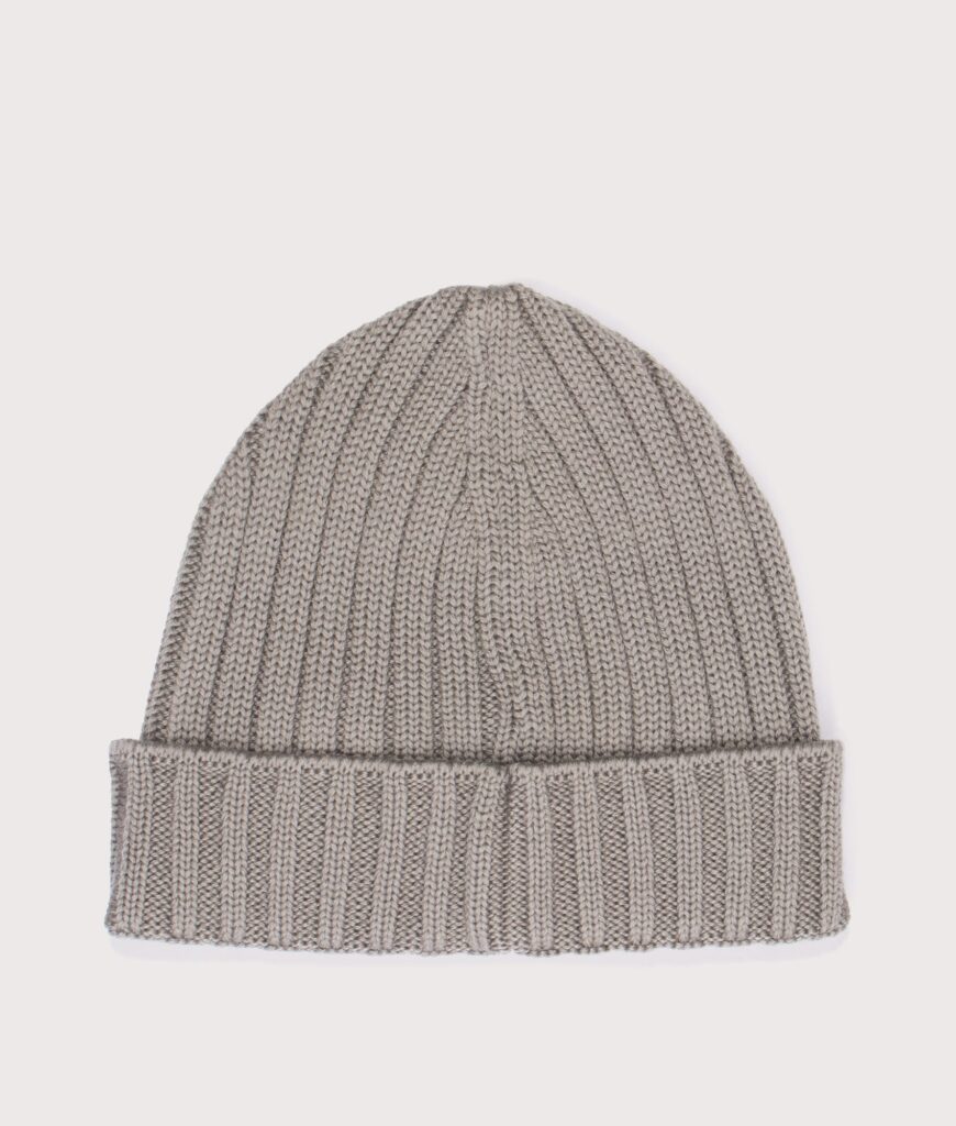 C.P. Company Extrafine Merino Wool Logo Beanie Fallen Rock