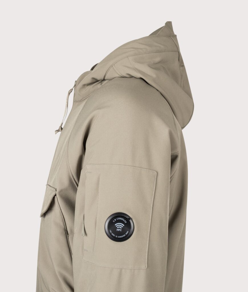C.P. Company Shell-R Padded Hooded Lens Jacket Fallen Rock