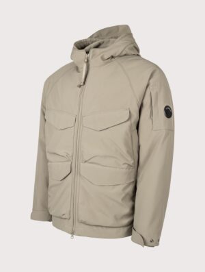 C.P. Company Shell-R Padded Hooded Lens Jacket Fallen Rock