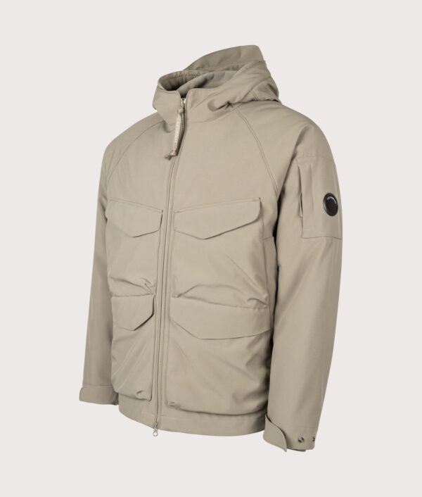C.P. Company Shell-R Padded Hooded Lens Jacket Fallen Rock