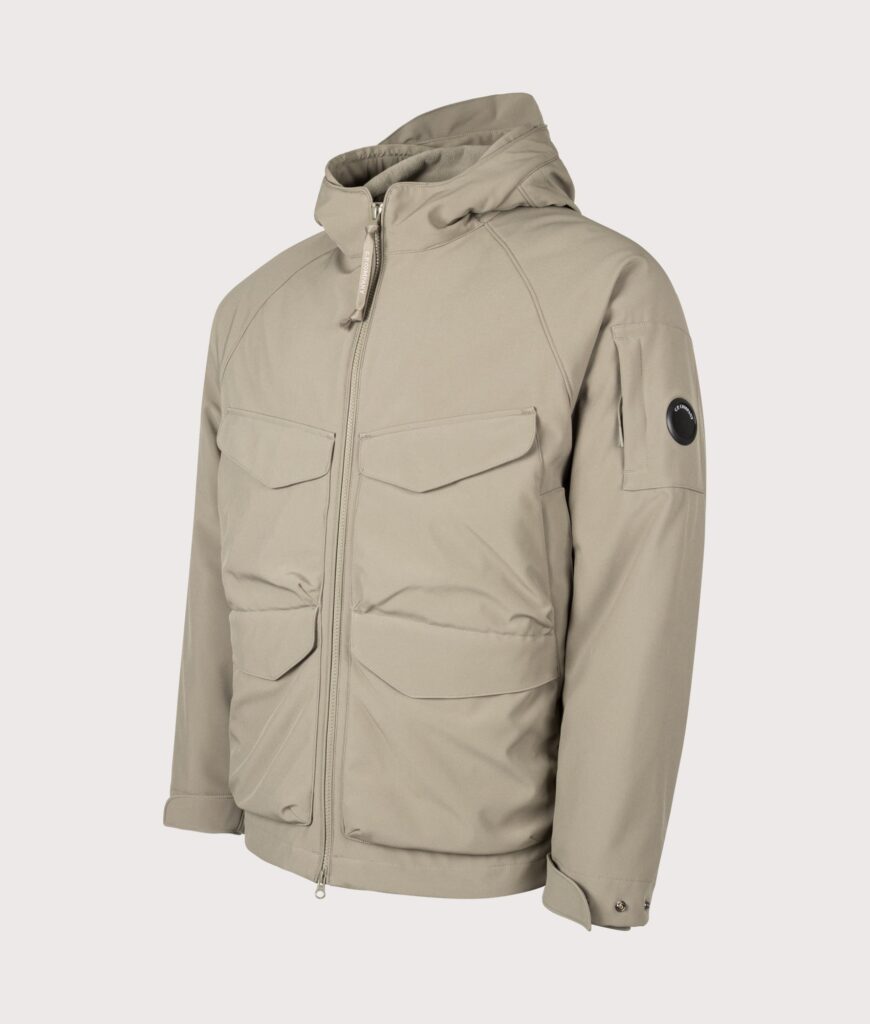 C.P. Company Shell-R Padded Hooded Lens Jacket Fallen Rock