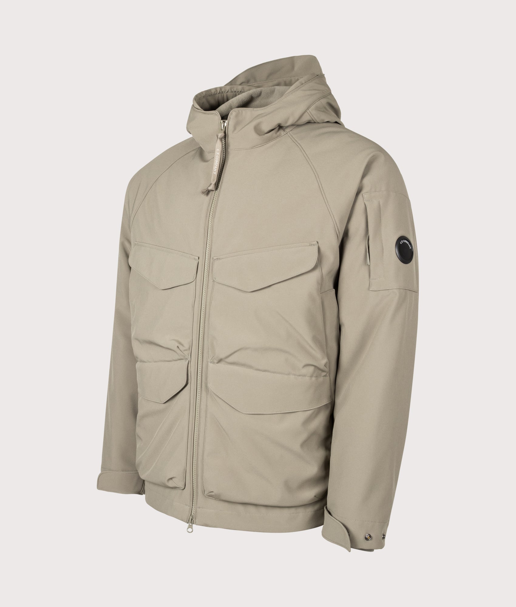 C.P. Company Shell-R Padded Hooded Lens Jacket Fallen Rock