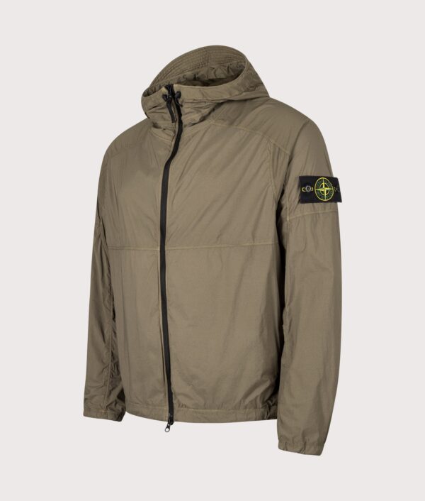 STONE ISLAND Ultralight Nylon Stretch-TC Jacket Military Green