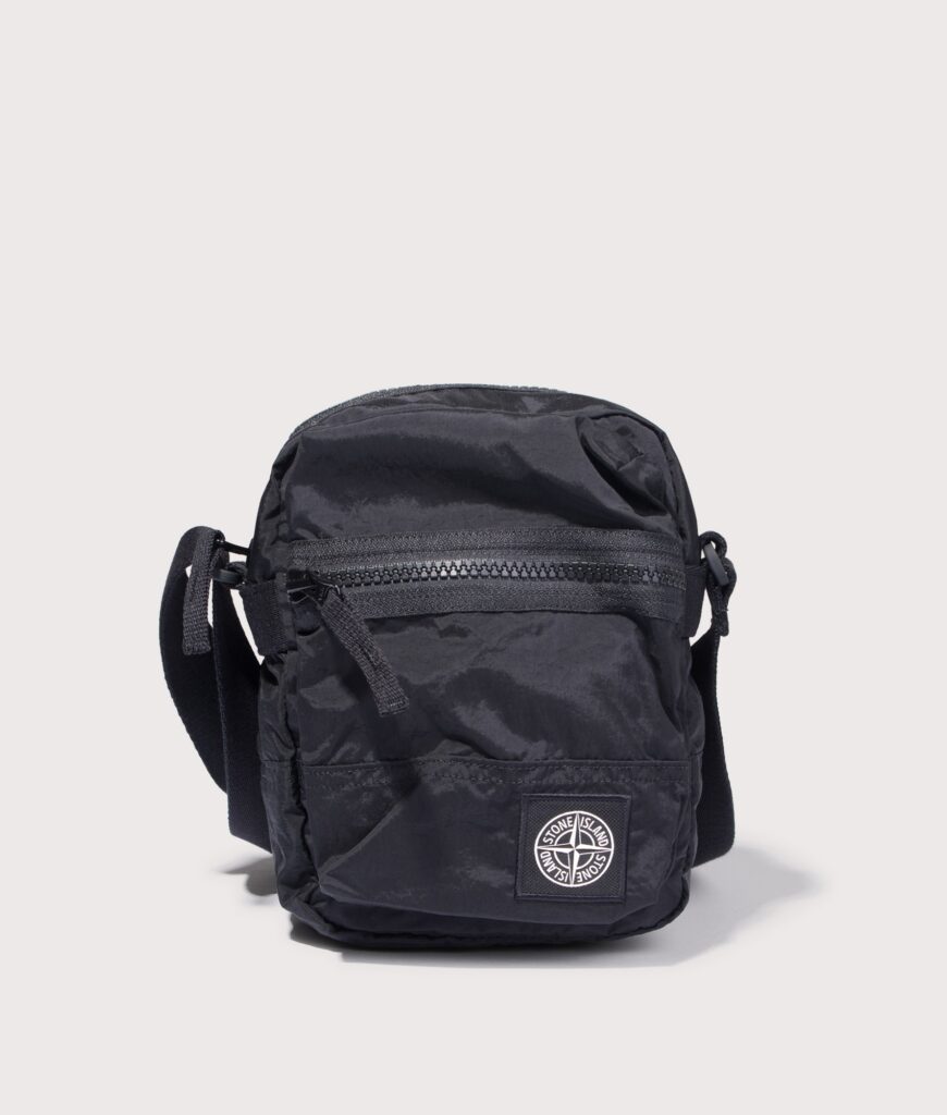 STONE ISLAND Cross Body Sleeve Body Bag Colour V0029 Black