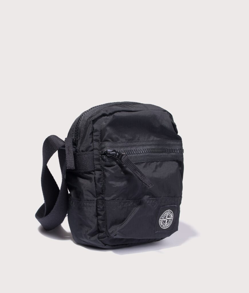 STONE ISLAND Cross Body Sleeve Body Bag Colour V0029 Black