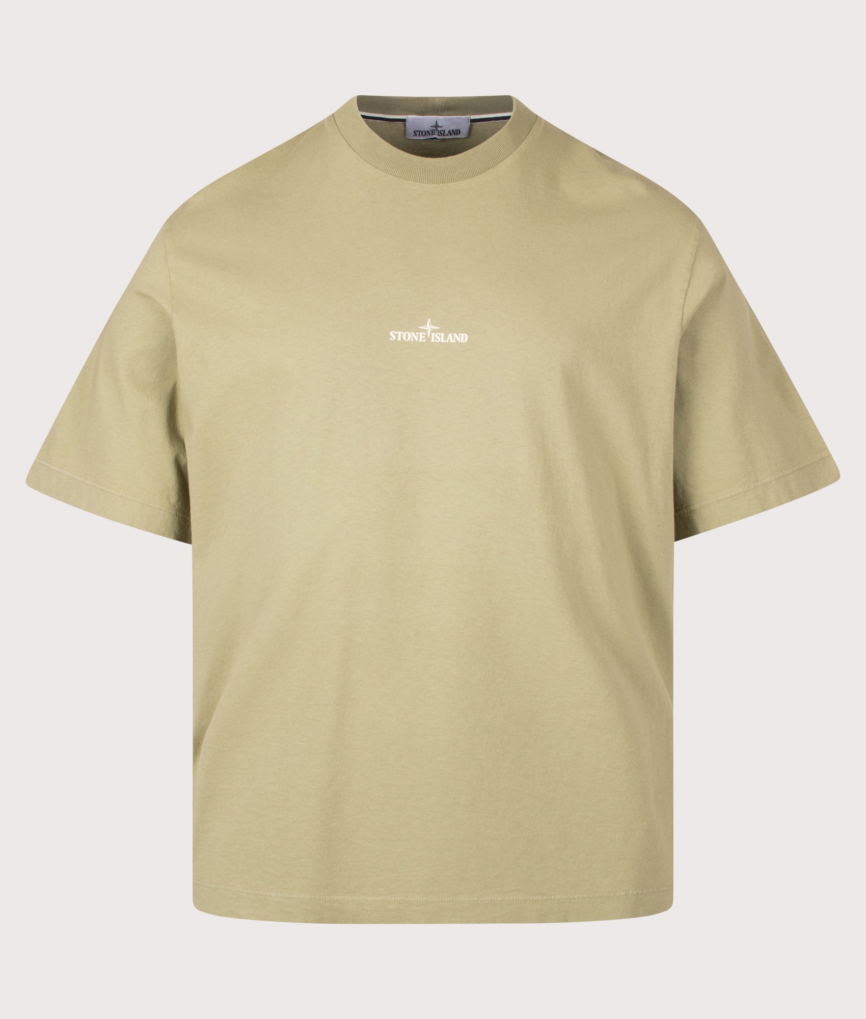 STONE ISLAND Regular Fit Organic Cotton 'Desert' Print T-Shirt Laurel Green