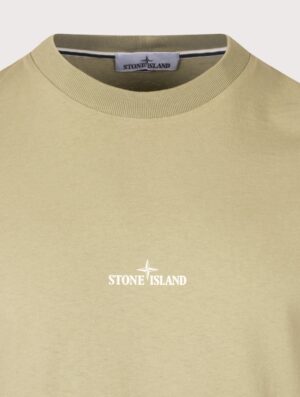 STONE ISLAND Regular Fit Organic Cotton 'Desert' Print T-Shirt Laurel Green