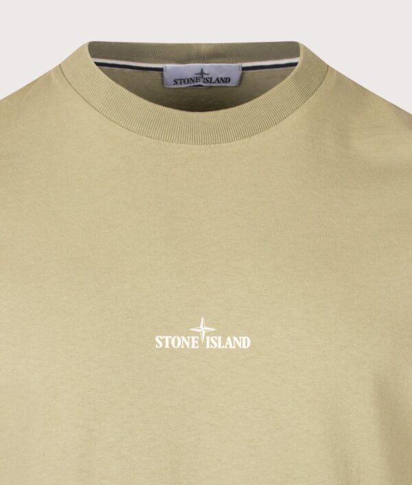 STONE ISLAND Regular Fit Organic Cotton 'Desert' Print T-Shirt Laurel Green