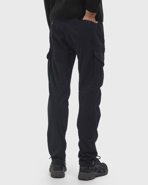 C.P. Company Stretch Sateen Ergonomic Lens Cargo Pants Black RFCMPA731A005529G-888