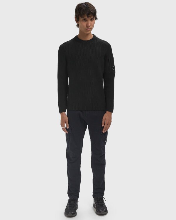 C.P. Company Stretch Sateen Ergonomic Lens Cargo Pants Black RFCMPA731A005529G-888