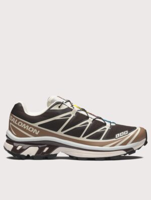 SALOMON XT-6 Trainers Black Coffee/Burro/Bitter chocolate