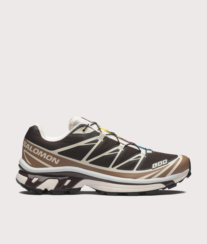 SALOMON XT-6 Trainers Black Coffee/Burro/Bitter chocolate