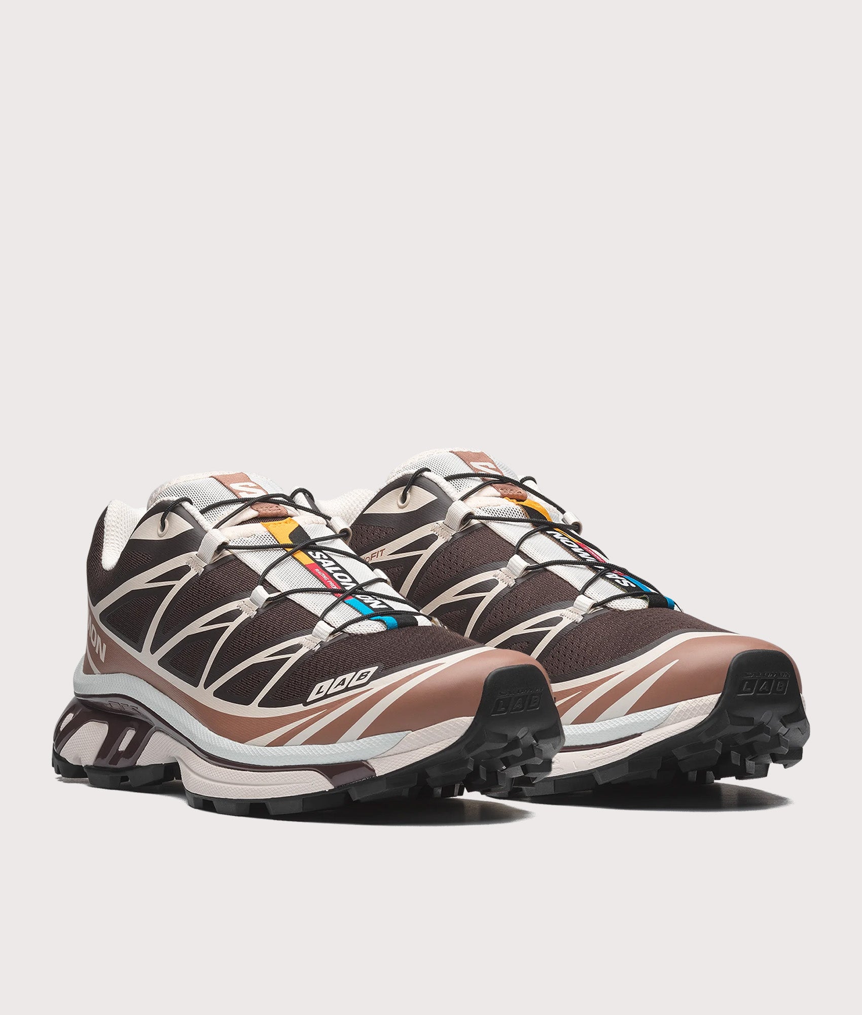 SALOMON XT-6 Trainers Black Coffee/Burro/Bitter chocolate