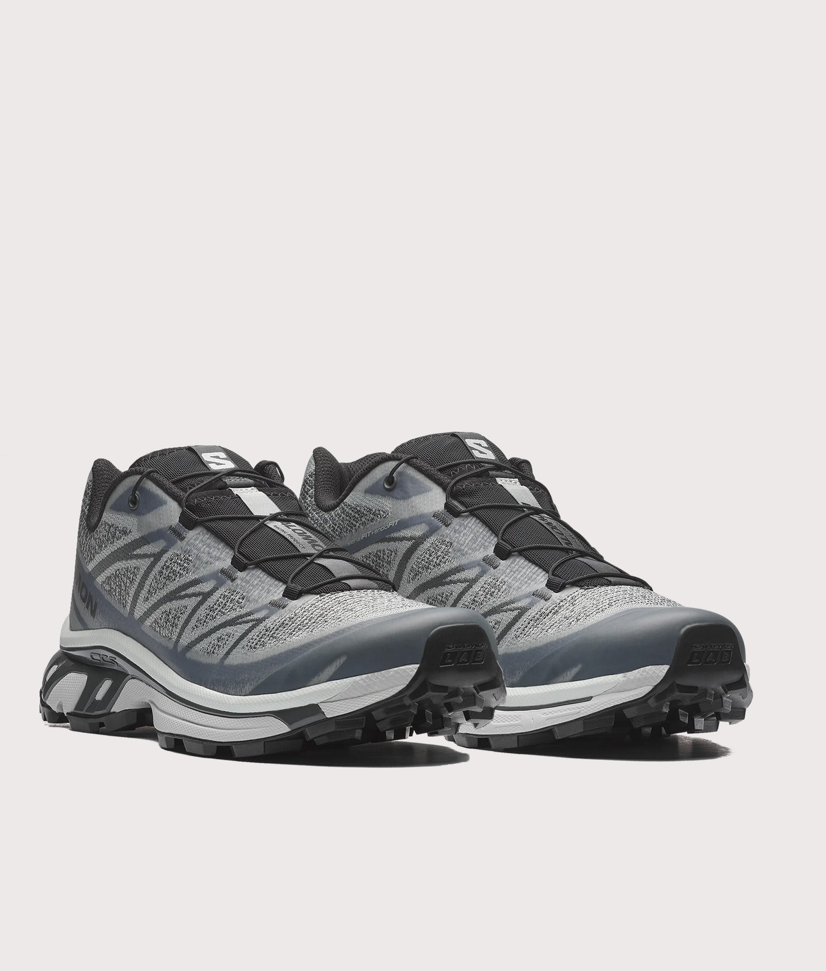 SALOMON XT-6 SHADOW Trainers Wrought Iron/Urban Chic/Clearly Aqua