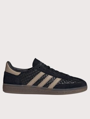 adidas Originals Basket Weave Handball Spezial Trainers Core Black / Trace Khaki / Gum 5