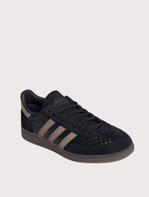 adidas Originals Basket Weave Handball Spezial Trainers Core Black / Trace Khaki / Gum 5