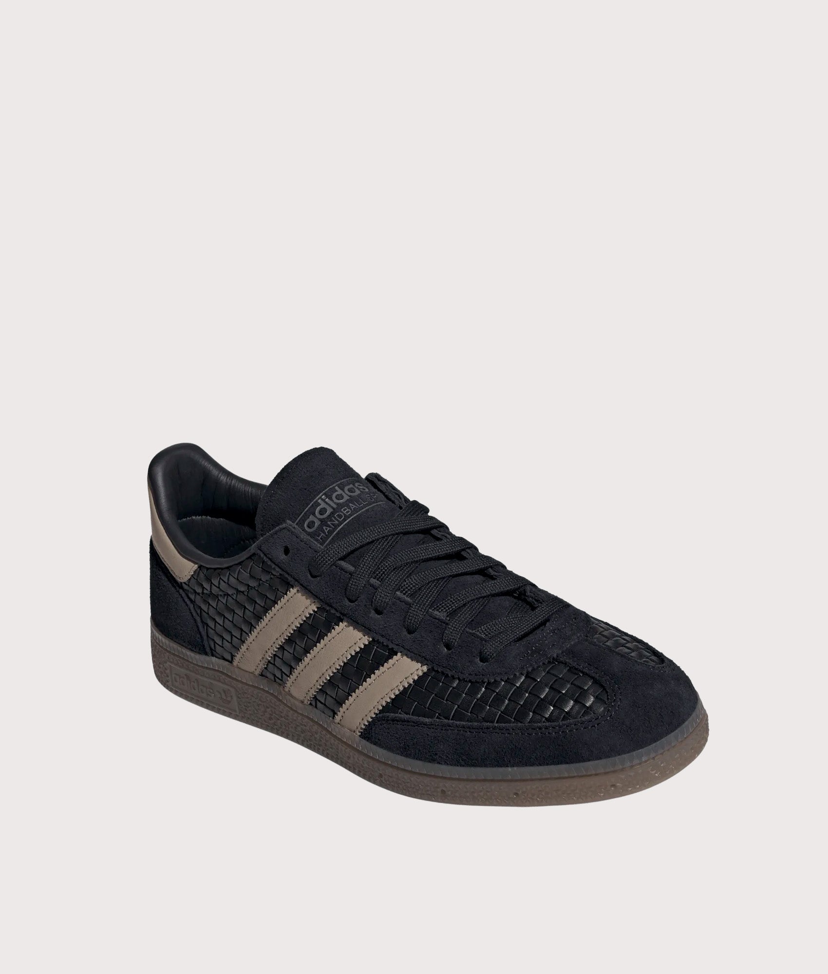 adidas Originals Basket Weave Handball Spezial Trainers Core Black / Trace Khaki / Gum 5