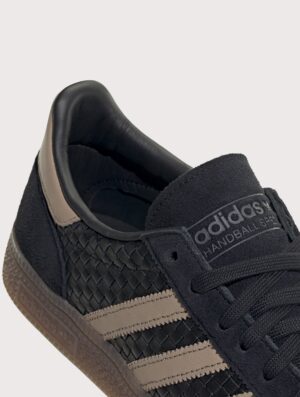 adidas Originals Basket Weave Handball Spezial Trainers Core Black / Trace Khaki / Gum 5