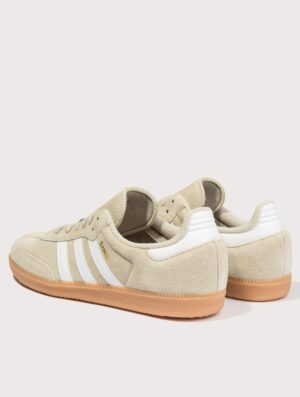 adidas Originals Samba OG Trainers Khaki Three/Footwear White/Gum 2