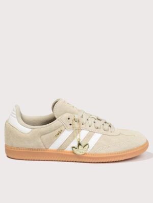 adidas Originals Samba OG Trainers Khaki Three/Footwear White/Gum 2